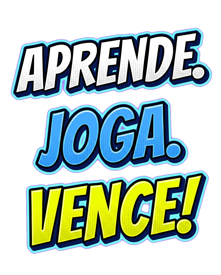 APRENDE. JOGA. VENCE!